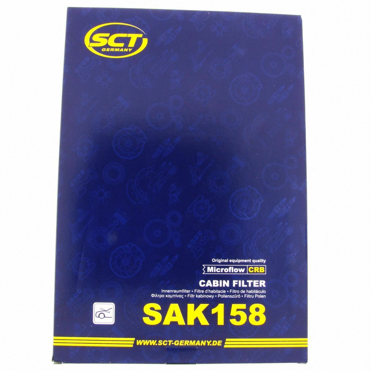 SCT Innenraumfilter mit Aktivkohle SAK 158 Luft Filter passend für Mercedes