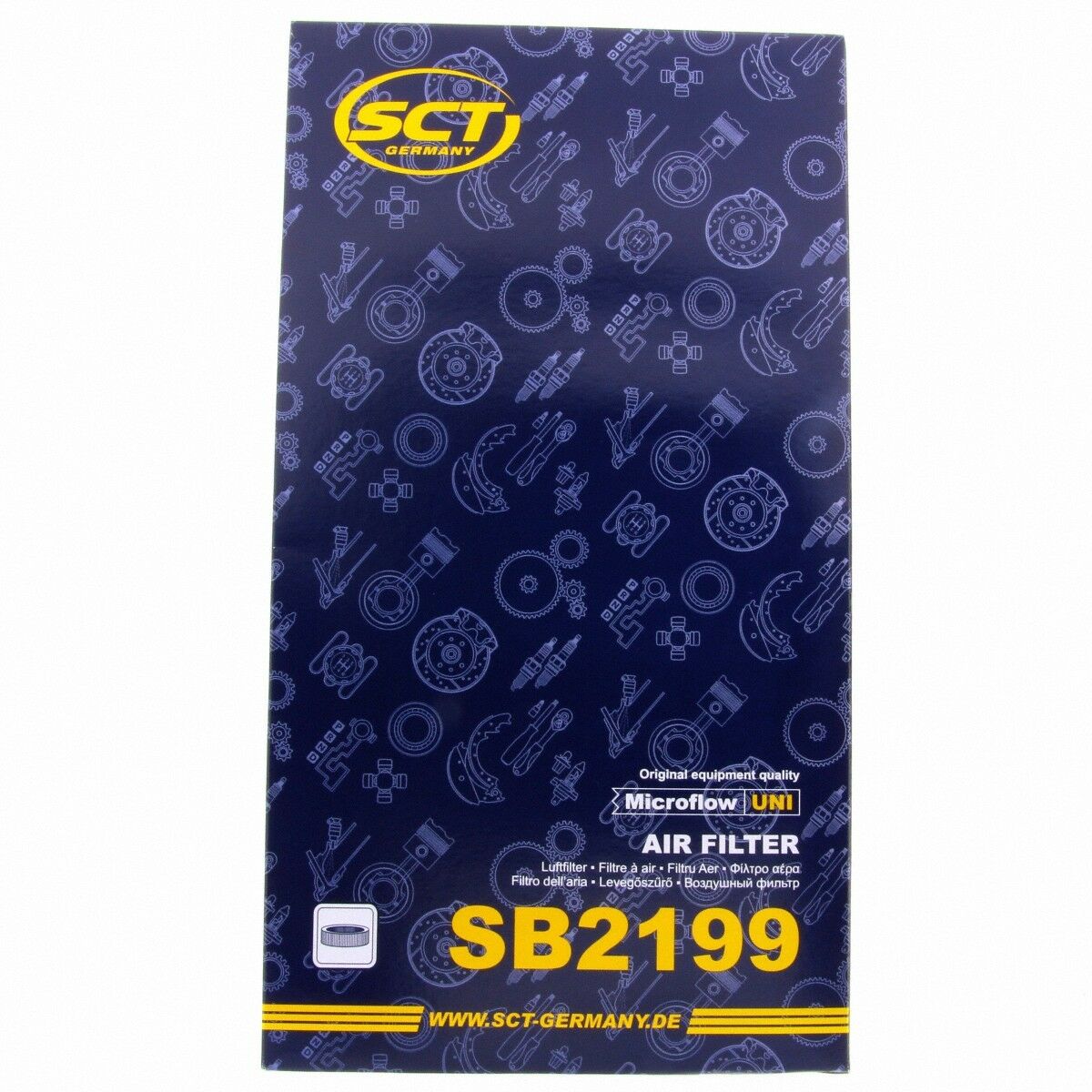 Luftfilter Fahrzeugfilter SB2199 Motorluftfilter Luft Filter passend für Mercedes SCT