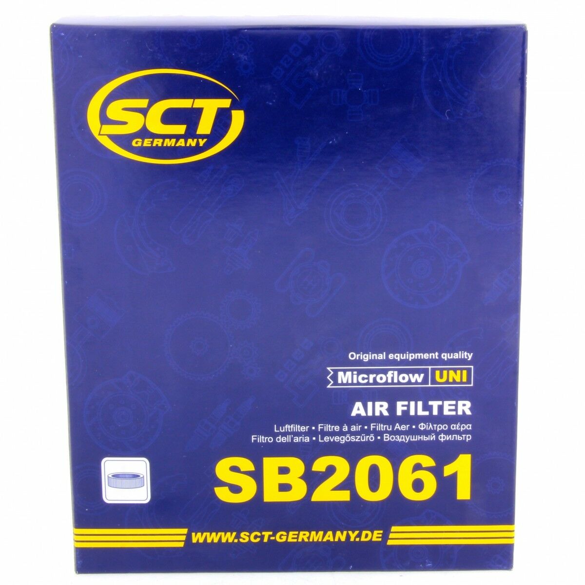 SCT Luftfilter SB2061 Motorfilter Servicefilter Ersatzfilter passend für Citroen Berlingo Peugeut