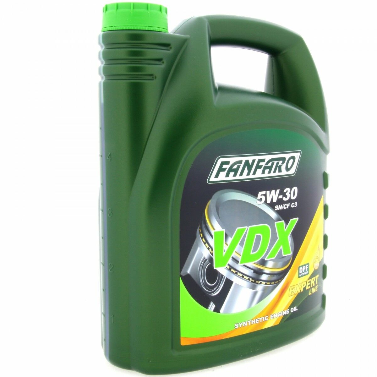 5 Liter FANFARO VDX 5W-30 Motoröl C3 passend für VW 502.00 BMW LL-04 MB 229.51 GM Dexos2