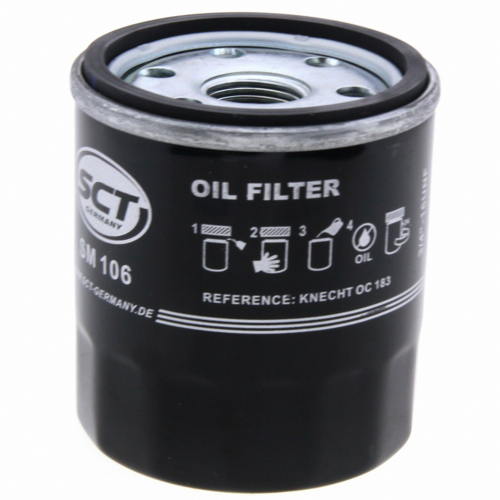 SCT Ölfilter SM106 Filter Motorfilter Servicefilter Anschraubfilter Daihatsu passend für Suzuki Toyota