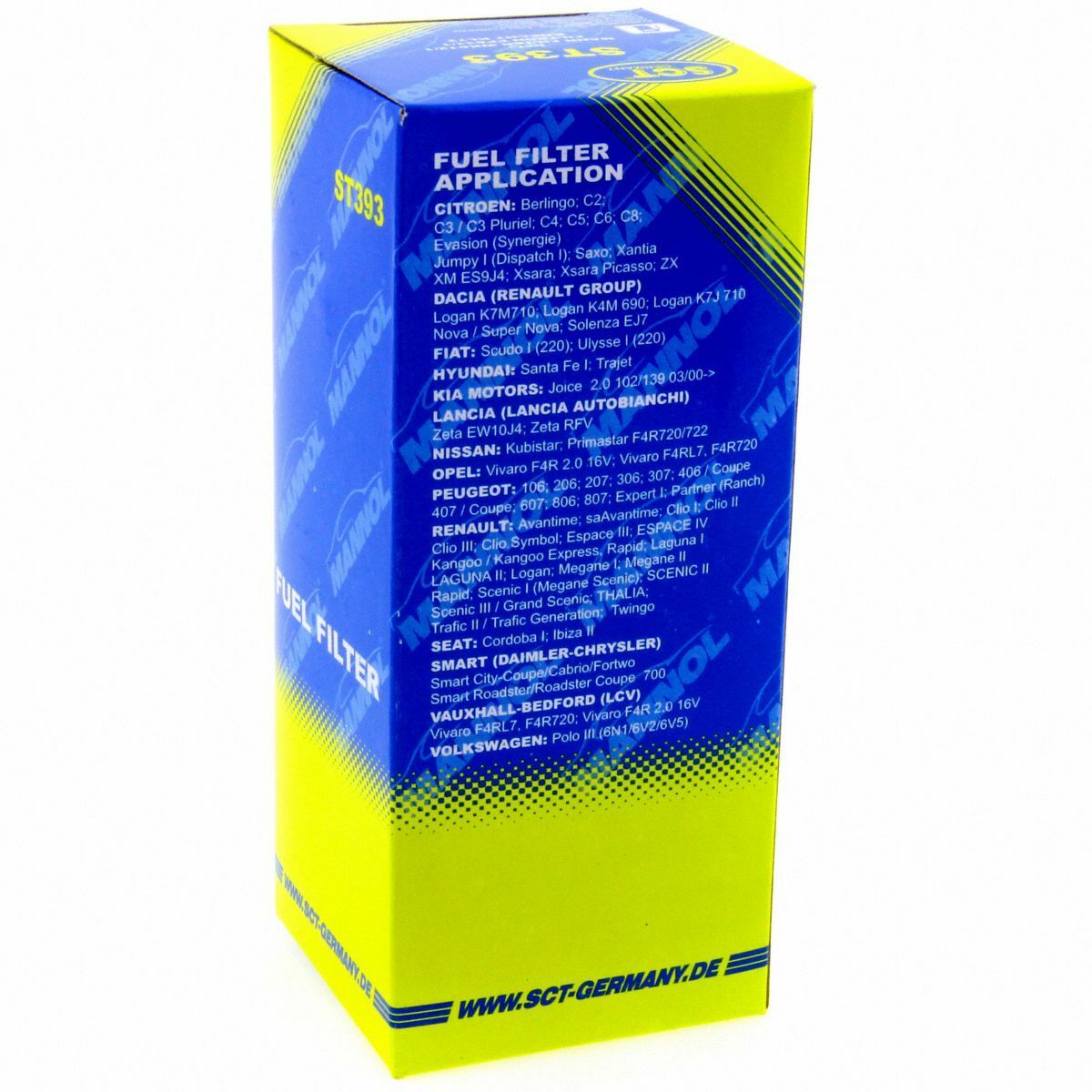 SCT Kraftstofffilter ST 393 Motorfilter Benzinfilter Citroen Fiat GM
