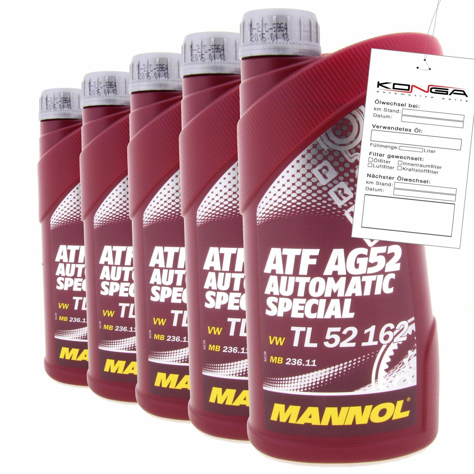 5 Liter (5x1) MANNOL ATF AG52 Automatic Special Getriebeöl Automatikgetriebe