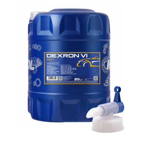 20 Liter MANNOL Dexron VI Getriebeöl Automatikgetriebe Öl 1x Ablasshahn