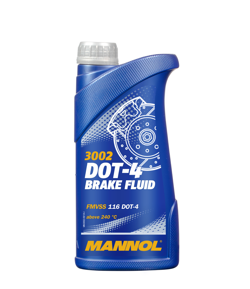 0,5 Liter MANNOL Brake Fluid DOT-4 MN3002-05 synthetische Bremsflüssigkeit SAE J1703/J1704 ISO 4925 0,5 Liter MANNOL Brake Fluid DOT-4 MN3002-05 synthetische Bremsflüssigkeit SAE J1703/J1704 ISO 4925