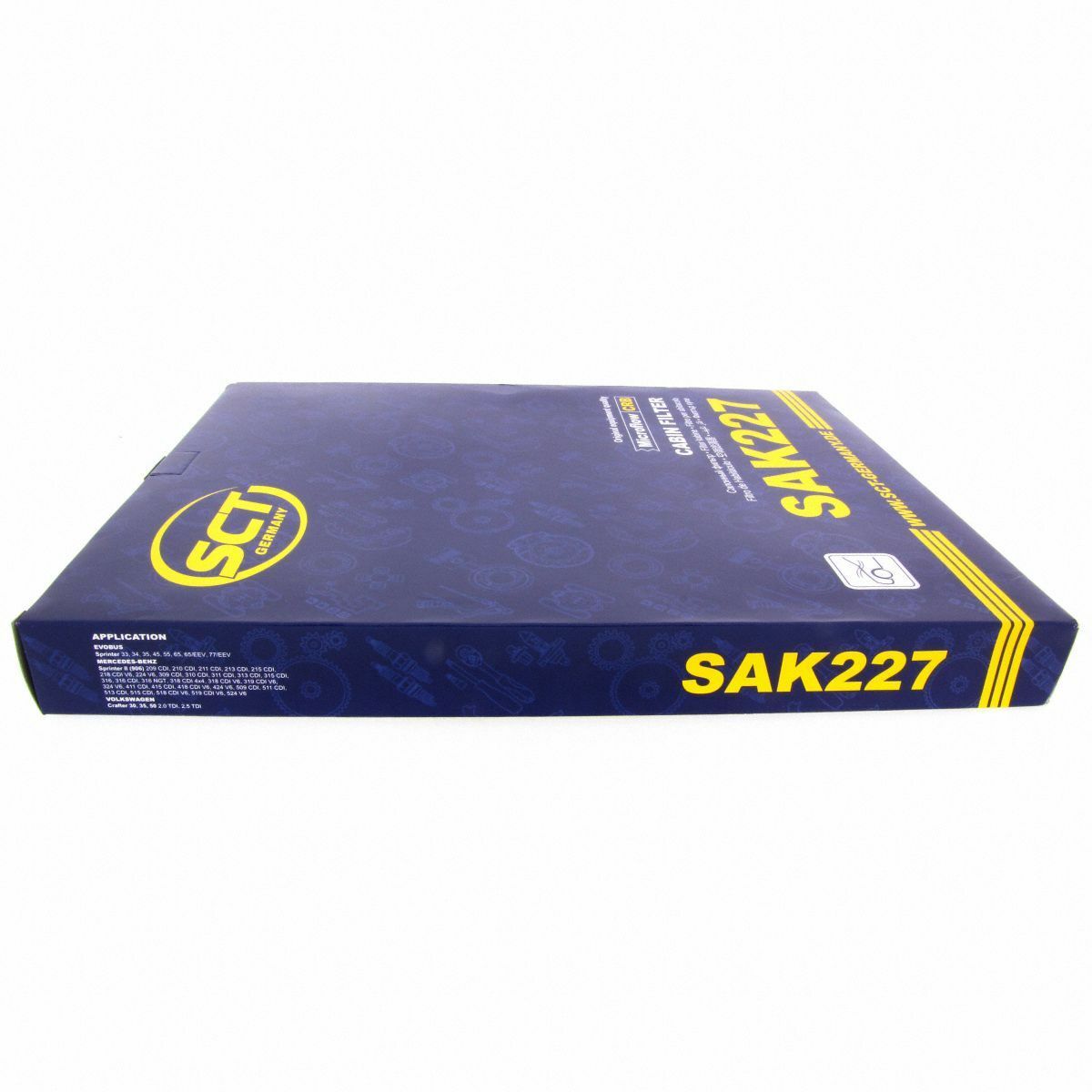 SCT Innenraumfilter mit Aktivkohle SAK 227 Luft Filter passend für Fiat Mercedes VW