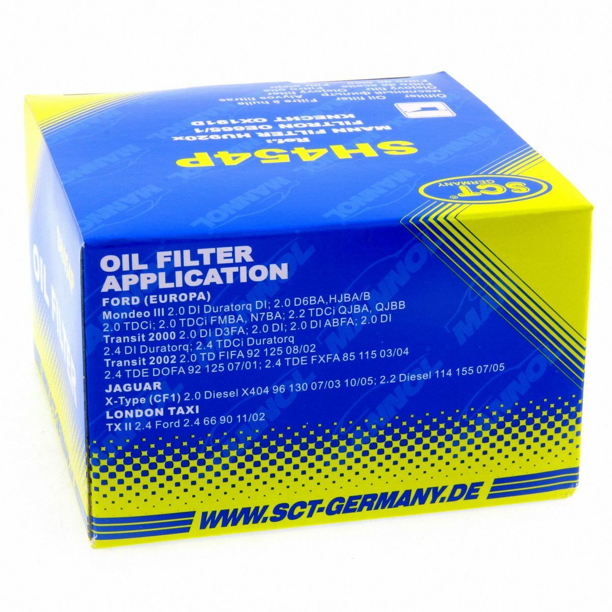 SCT Ölfilter SH454P Filter Motorfilter Servicefilter Patronenfilter passend für Ford Jaguar