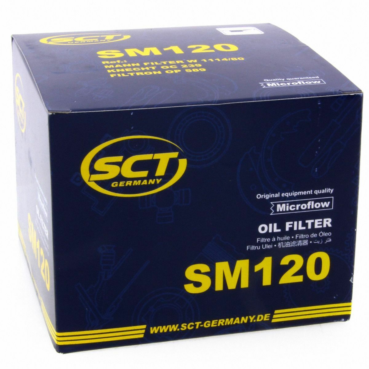SCT Ölfilter SM120 Filter Motorfilter Servicefilter Anschraubfilter Ford KIA Mazda