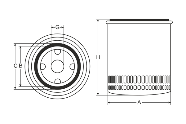 SCT Ölfilter SM131 Filter Motorfilter Servicefilter Anschraubfilter passend für Renault