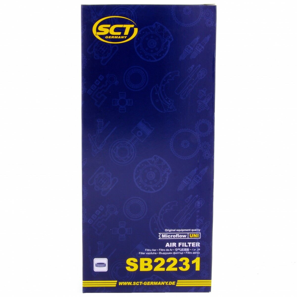 SCT Luftfilter Fahrzeugfilter SB2231 Motorfilter Servicefilter Ersatzfilter passend für Kia Picanto