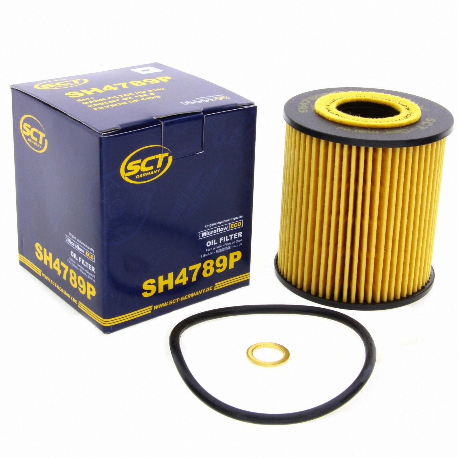 SCT Ölfilter SH4789P Filter Motorfilter Servicefilter Patronenfilter passend für BMW Opel Land Rover