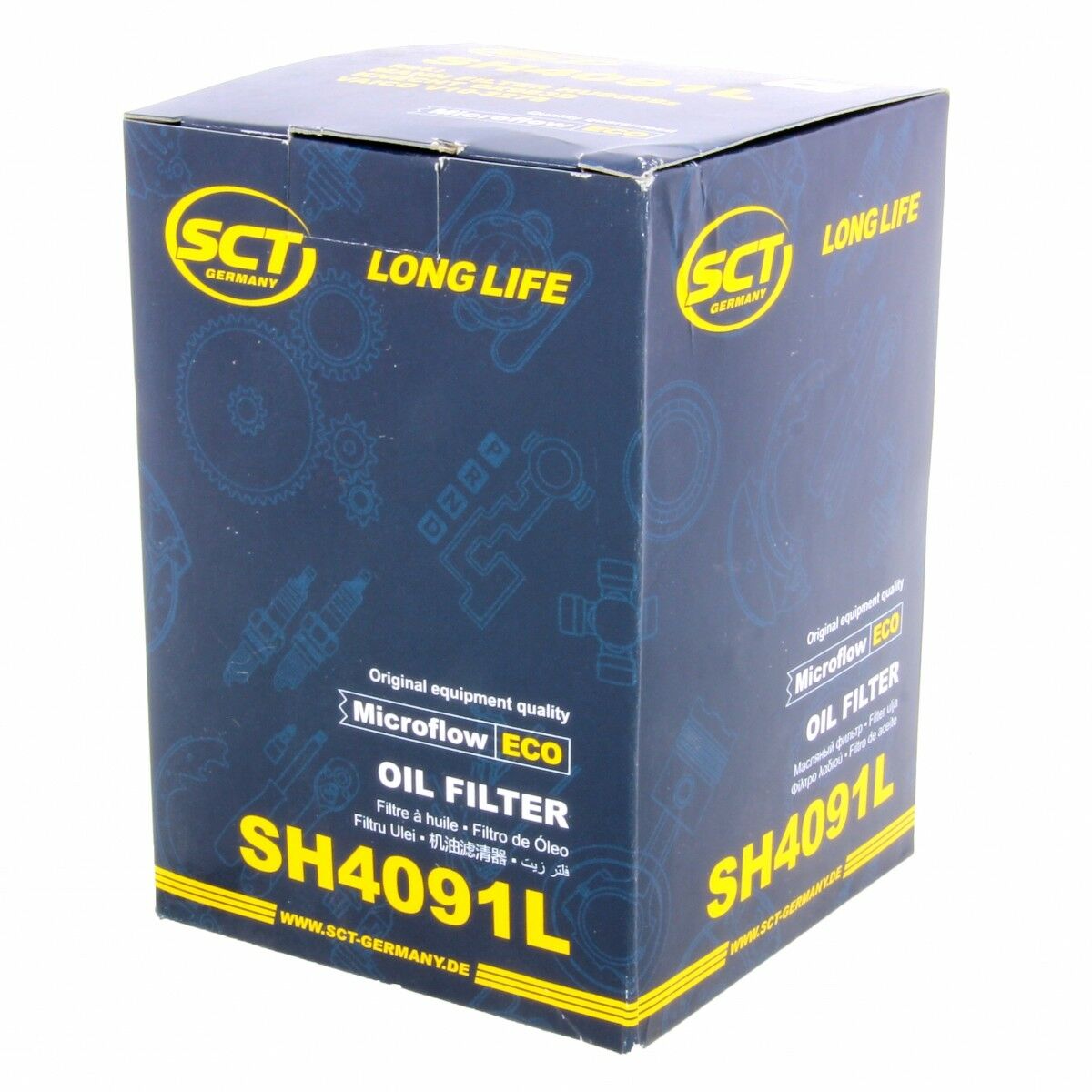 SCT Ölfilter SH4091L Motorfilter Servicefilter Ersatzfilter passend für Porsche Skoda VW