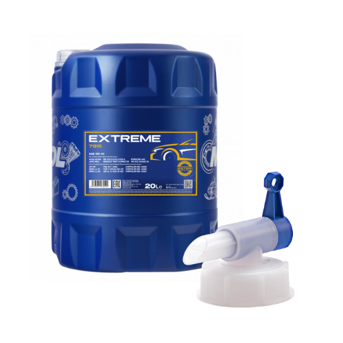 20 Liter MANNOL Extreme 5W-40 5W40 Motoröl ÖL 1x Ablasshahn 4036021162522