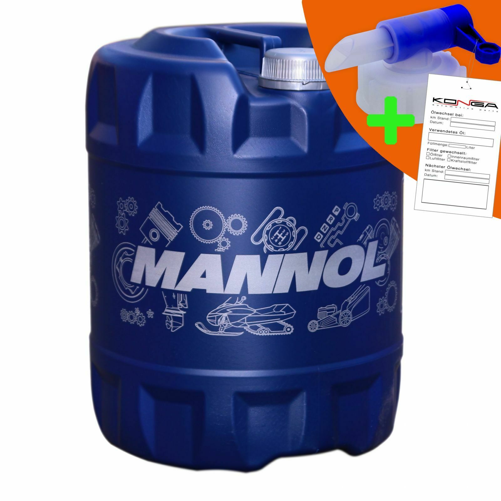 20 L MANNOL 7507 Defender 10W-40 Motoröl A3/B4 MB229.3 VW 505.00 + Ablasshahn