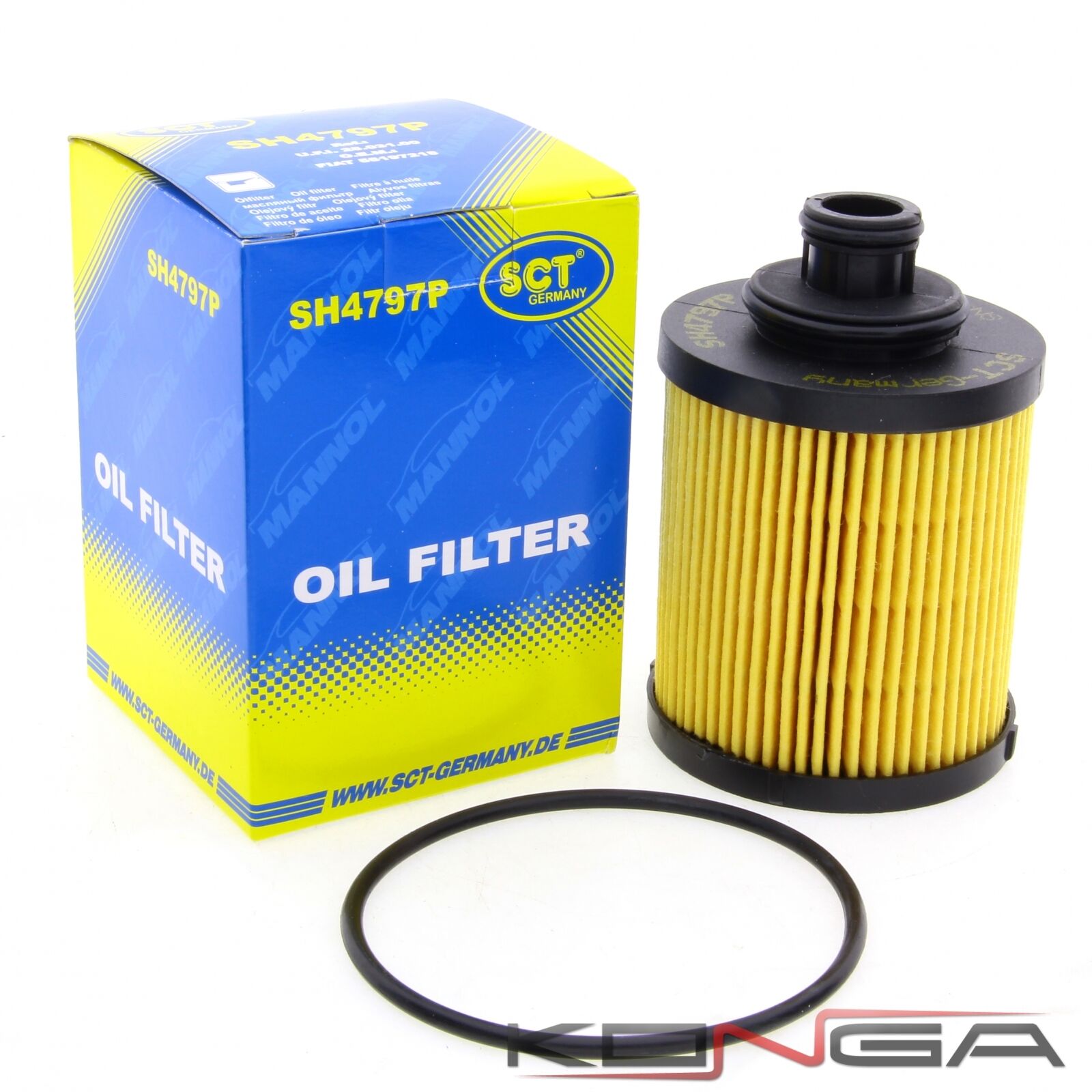 SCT Ölfilter SH4797P Filter Servicefilter Patronenfilter passend für Fiat Suzuki Opel Lancia