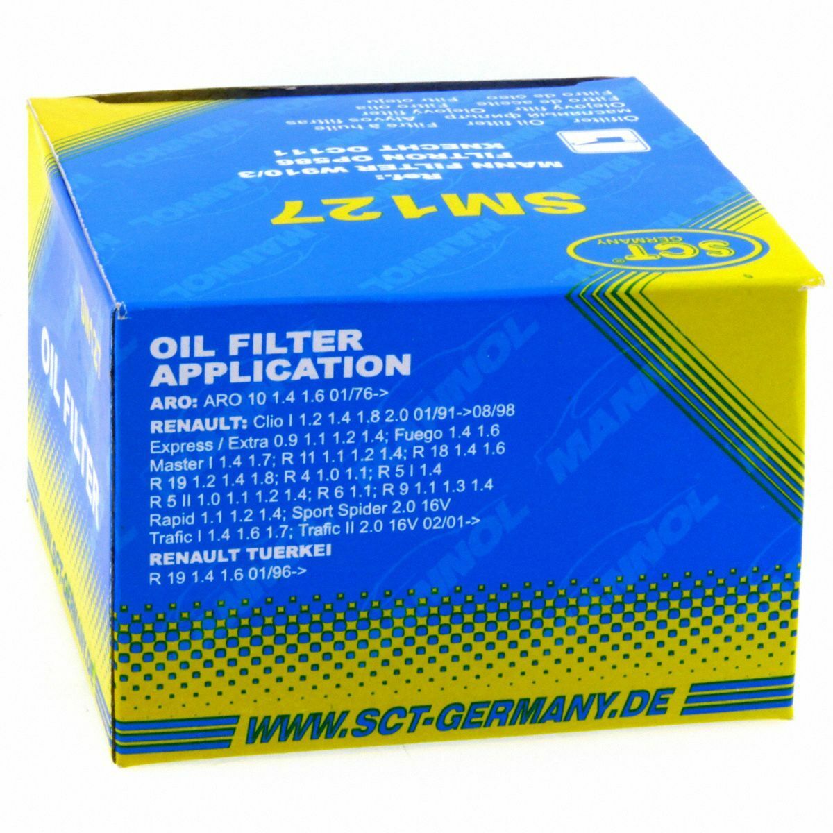 SCT Ölfilter SM127 Servicefilter Anschraubfilter passend für Alfa Romeo Dacia Nissan Opel Renault Jeep