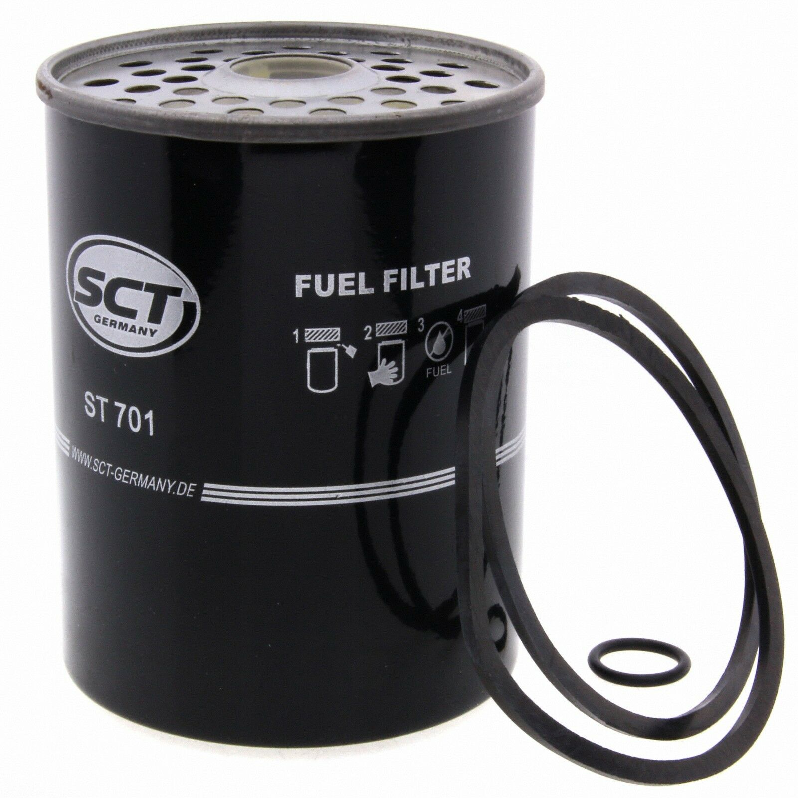 SCT Kraftstofffilter ST 701 Motorfilter Benzinfilter passend für Fiat Citroen
