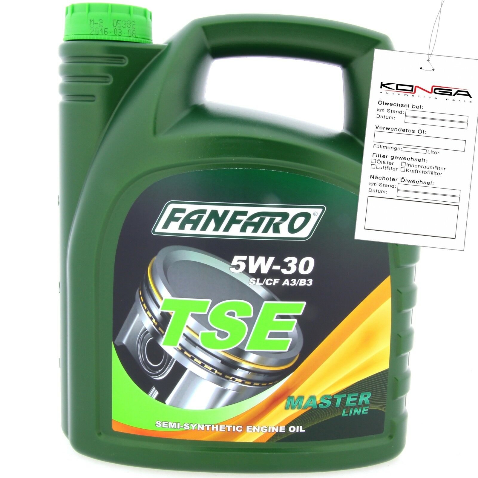 4 Liter FANFARO TSE 5W-30 SN CH-4 Motoröl A3 B3 MB 229.1 passend für VW 502.00 505.00