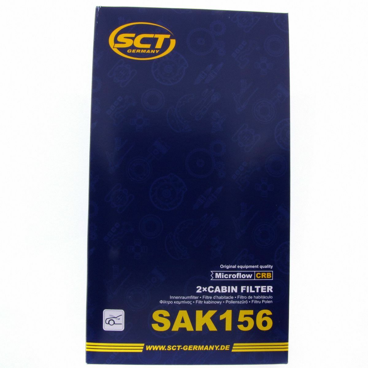 SCT Innenraumfilter Fahrzeugfilter mit Aktivkohle SAK 156 Luft Filter BMW