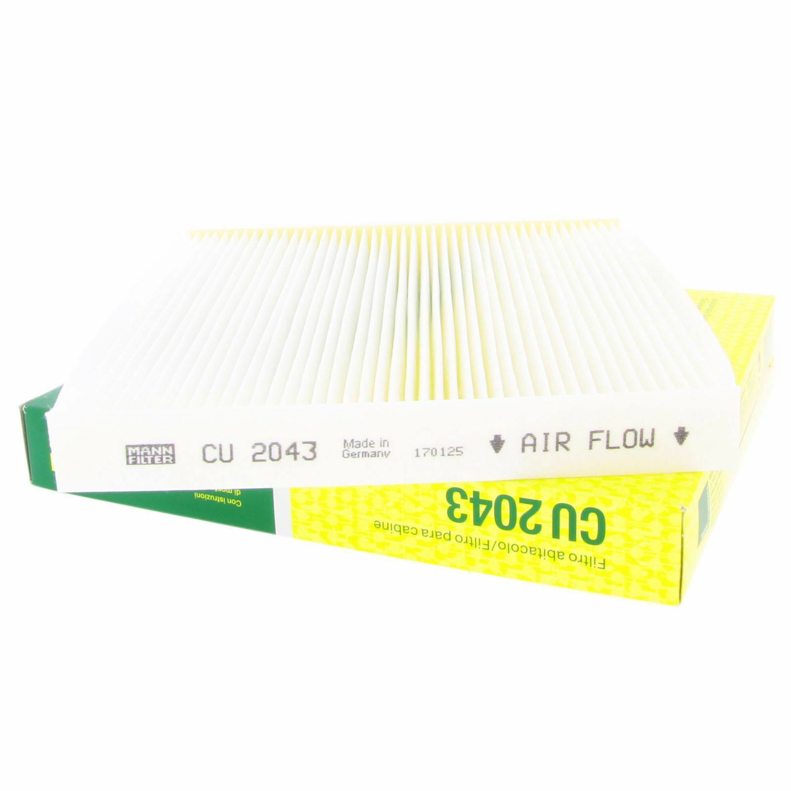 MANN Innenraumfilter Fahrzeugfilter CU2043 Filter passend für Mazda Demio DY Atenza GG