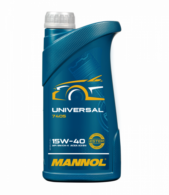 1 Liter MANNOL Universal 15W-40 API SN/CH-4 Motoröl 15W40 4036021100258