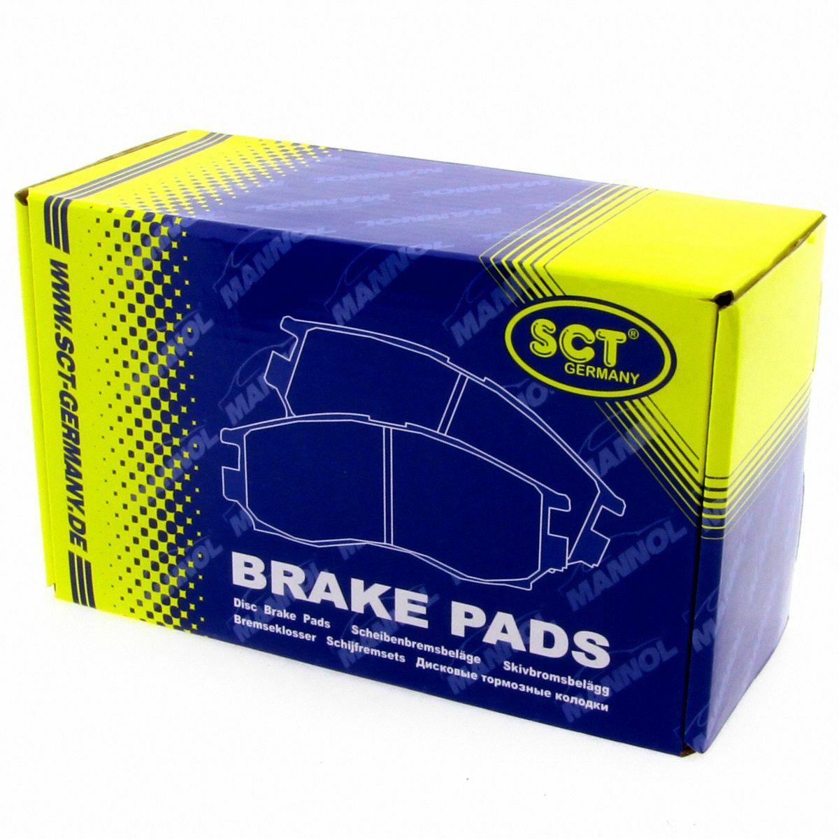 SCT Bremsbeläge SP303PR Bremsklötze Bremsbelagsatz Bremsen vorne passend für Opel Saab