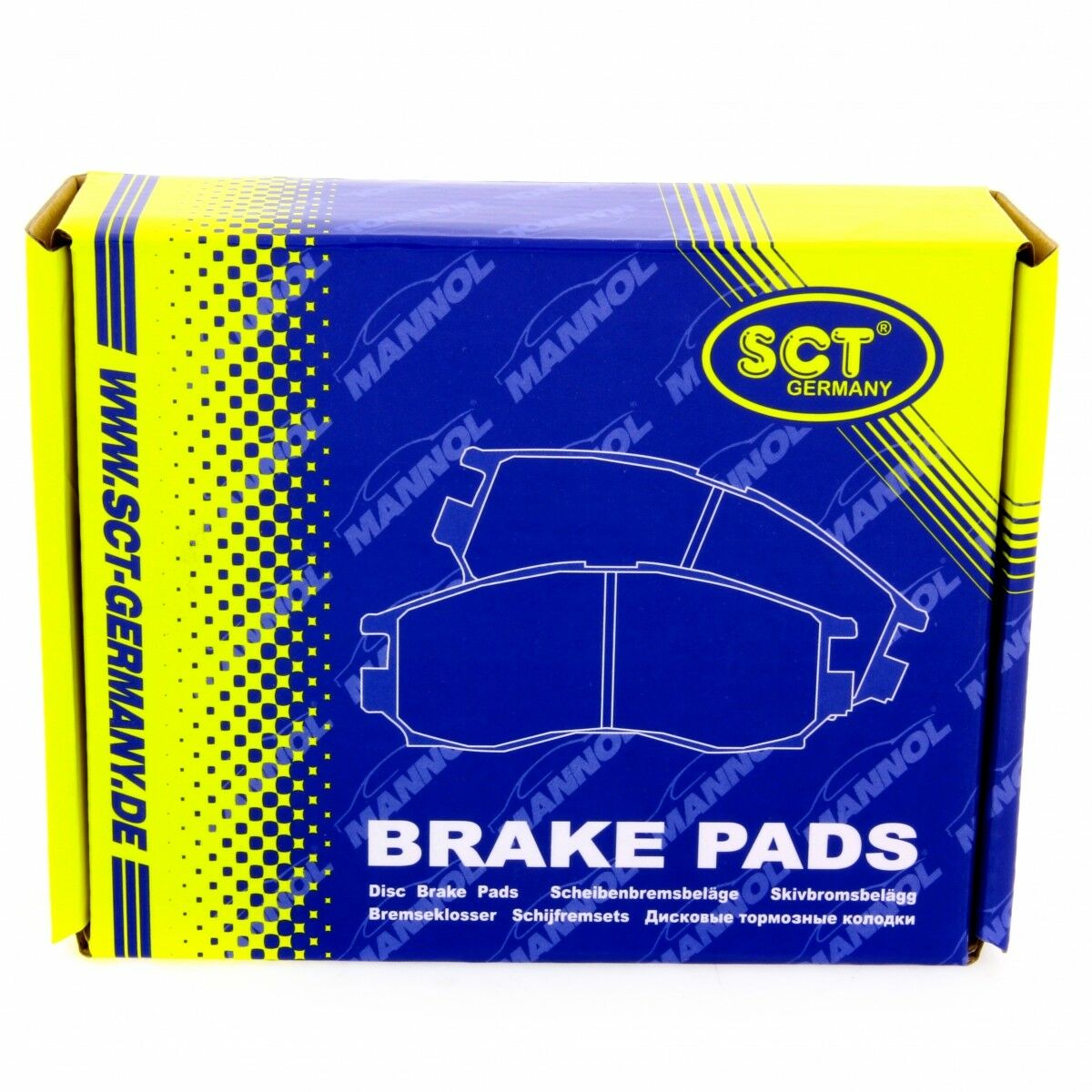 SCT Bremsbeläge SP189PR Bremsklötze Bremsbelagsatz Dacia Peugeot Renault vorne