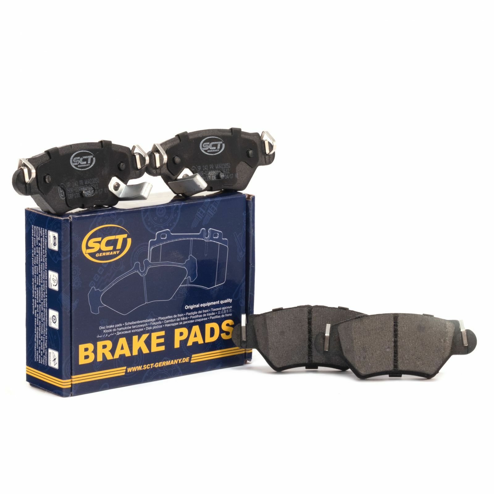 SCT Bremsbeläge SP242PR Bremsklötze Bremsbelagsatz passend für Opel Bremsen Satz hinten