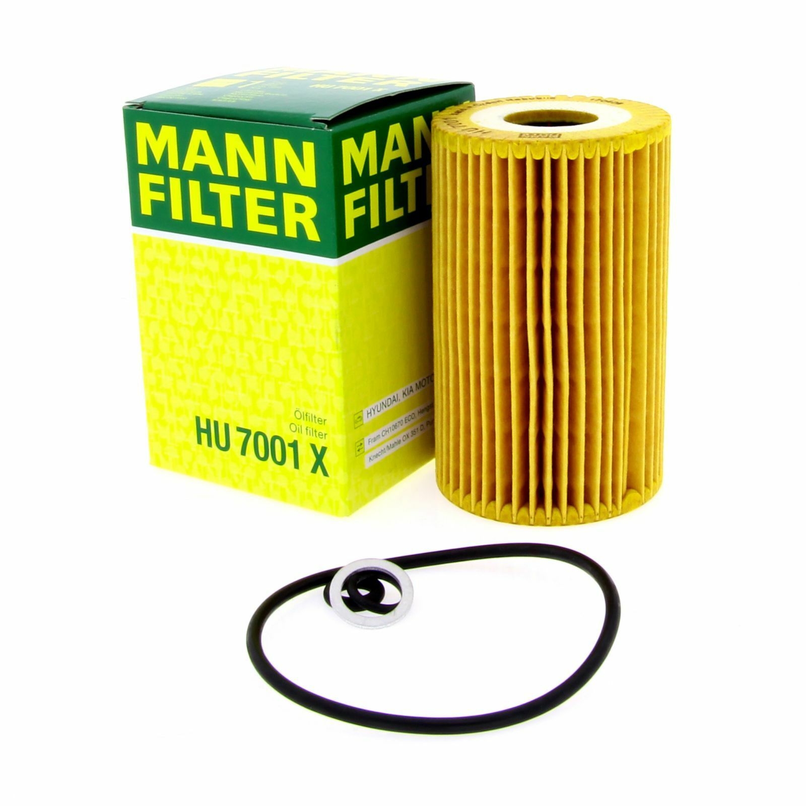 MANN Ölfilter HU7001X Filter passend für Hyundai Equus Centennial Kia Rondo III UN