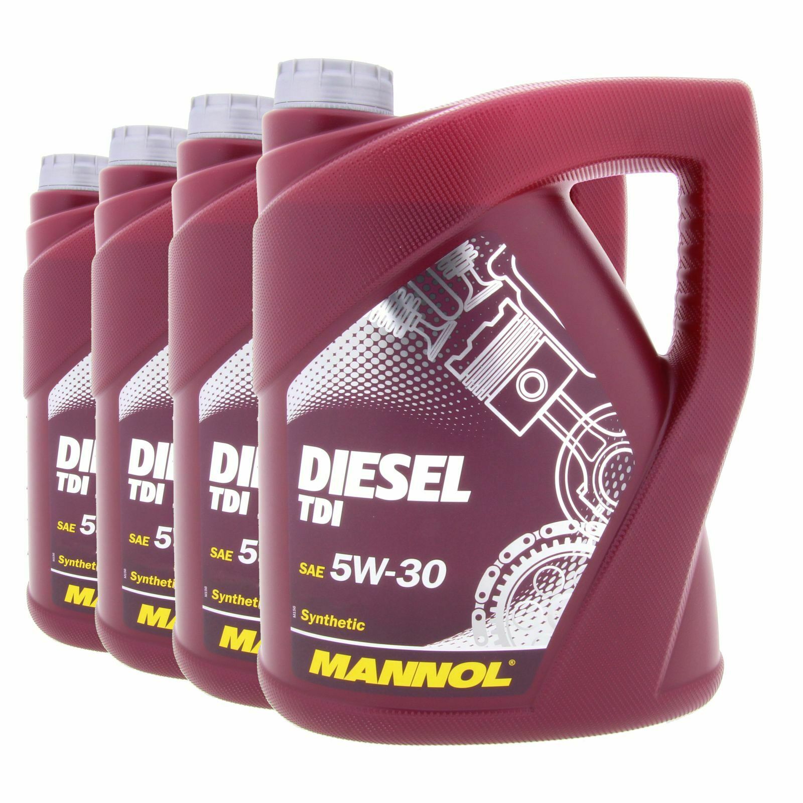 20 (4x 5 Liter) Liter MANNOL Diesel TDI 5W-30 BMW LL-04 MB 229.51VW 505.01 505.00 API SN CH-4