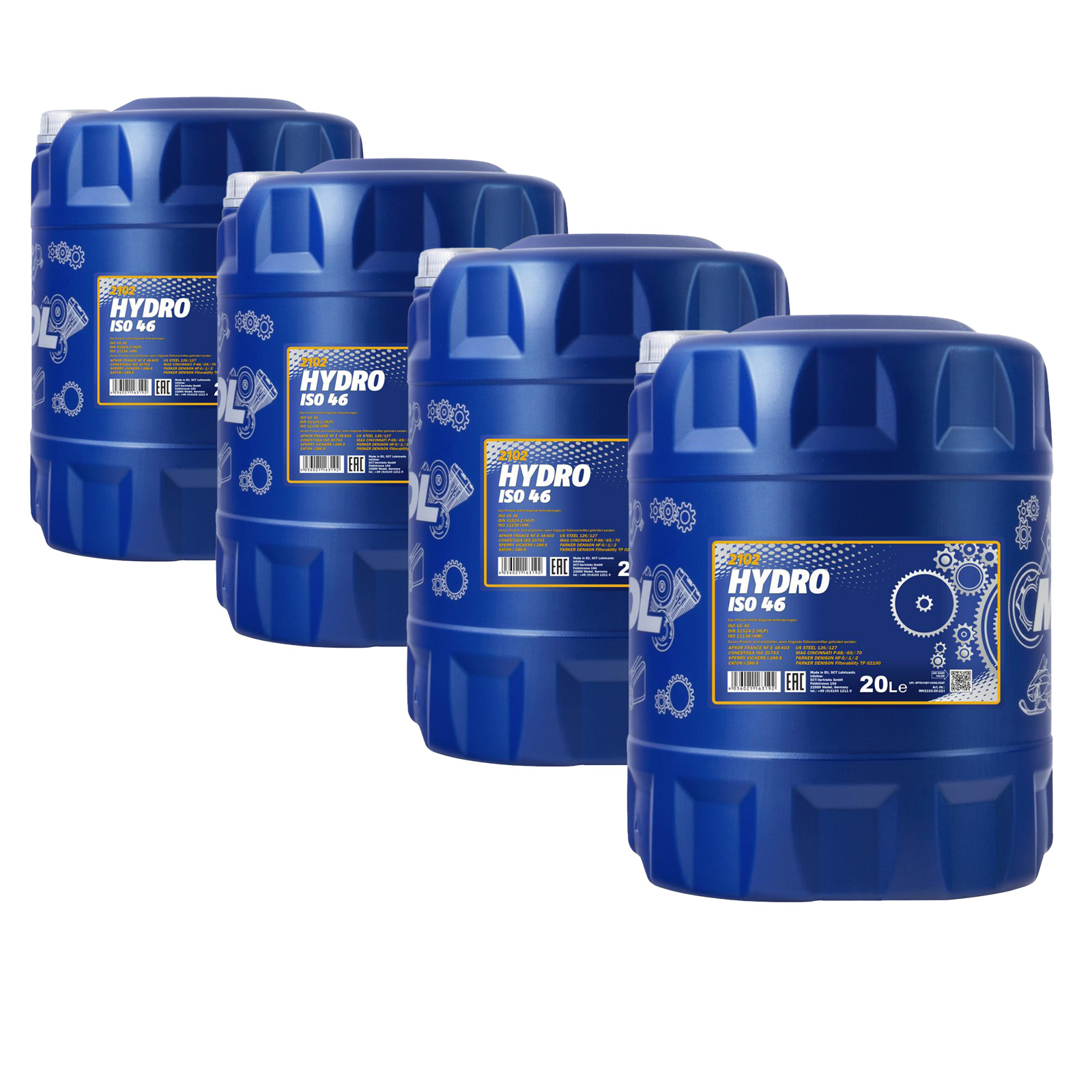 80 Liter MANNOL Schmierstoff Hydro ISO 46 Hydrauliköl HLP 46 DIN 51524 80 Liter MANNOL Schmierstoff Hydro ISO 46 Hydrauliköl HLP 46 DIN 51524