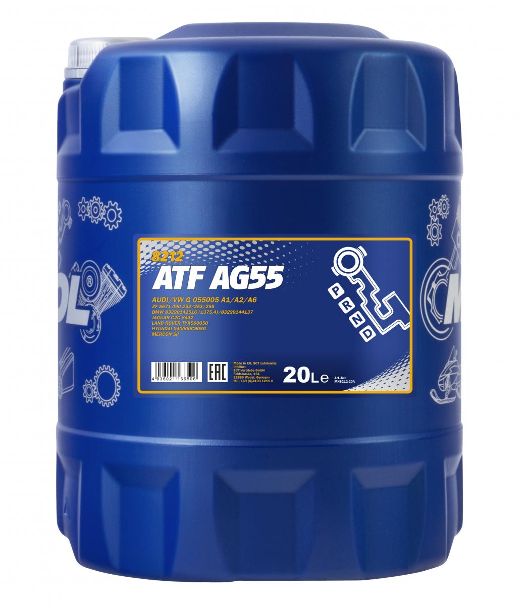 20 Liter MANNOL 8212 ATF AG55 Getriebeöl Automatikgetriebeöl 1x Ablasshahn