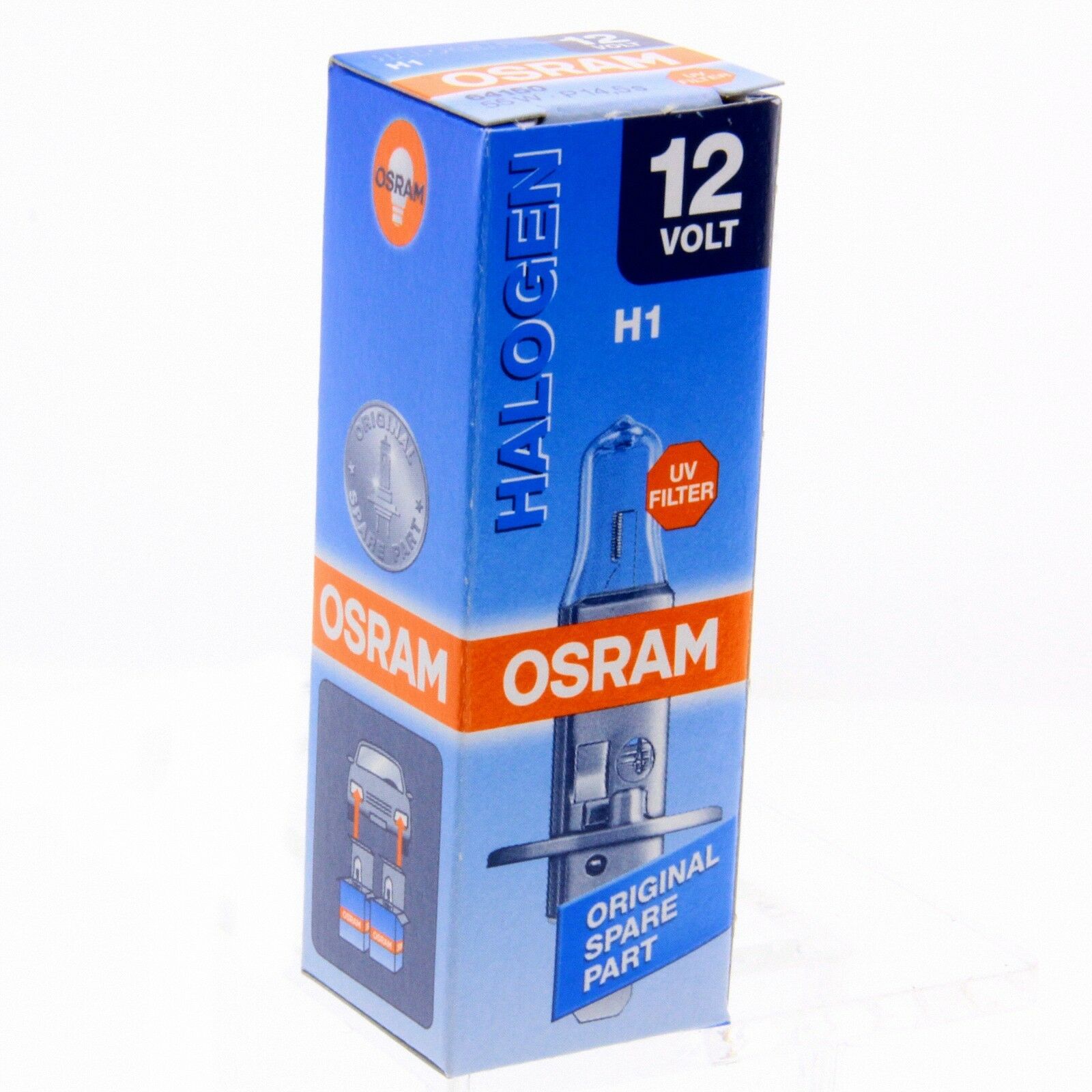 H1 OSRAM Original Line OEM 64150 Halogenlampe Autolampe Single Box 1 Stück