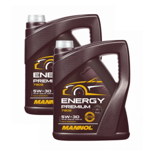 10 Liter (2x5) MANNOL Energy Premium 7908 5W-30 Motoröl API SP