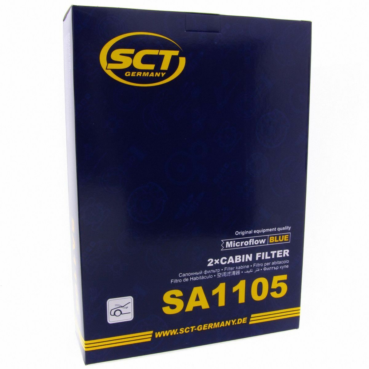 SCT Innenraumfilter Luftfilter SA 1105 Pollenfilter Luft Filter Alpina passend für BMW