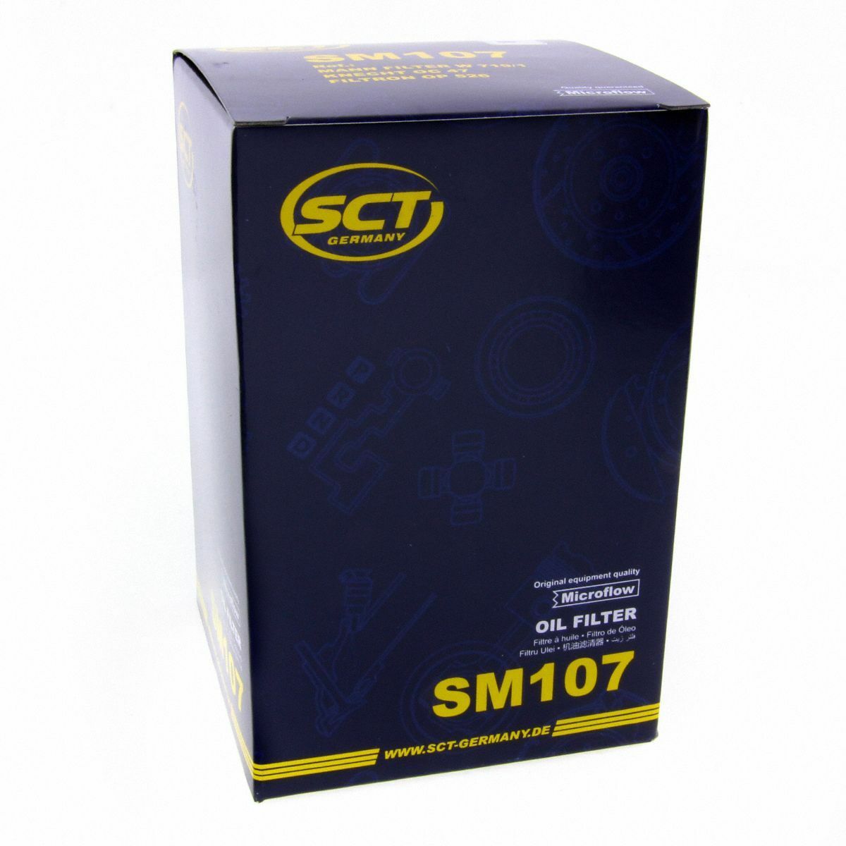 SCT Ölfilter SM107 Filter Motorfilter Servicefilter Anschraubfilter passend für Audi