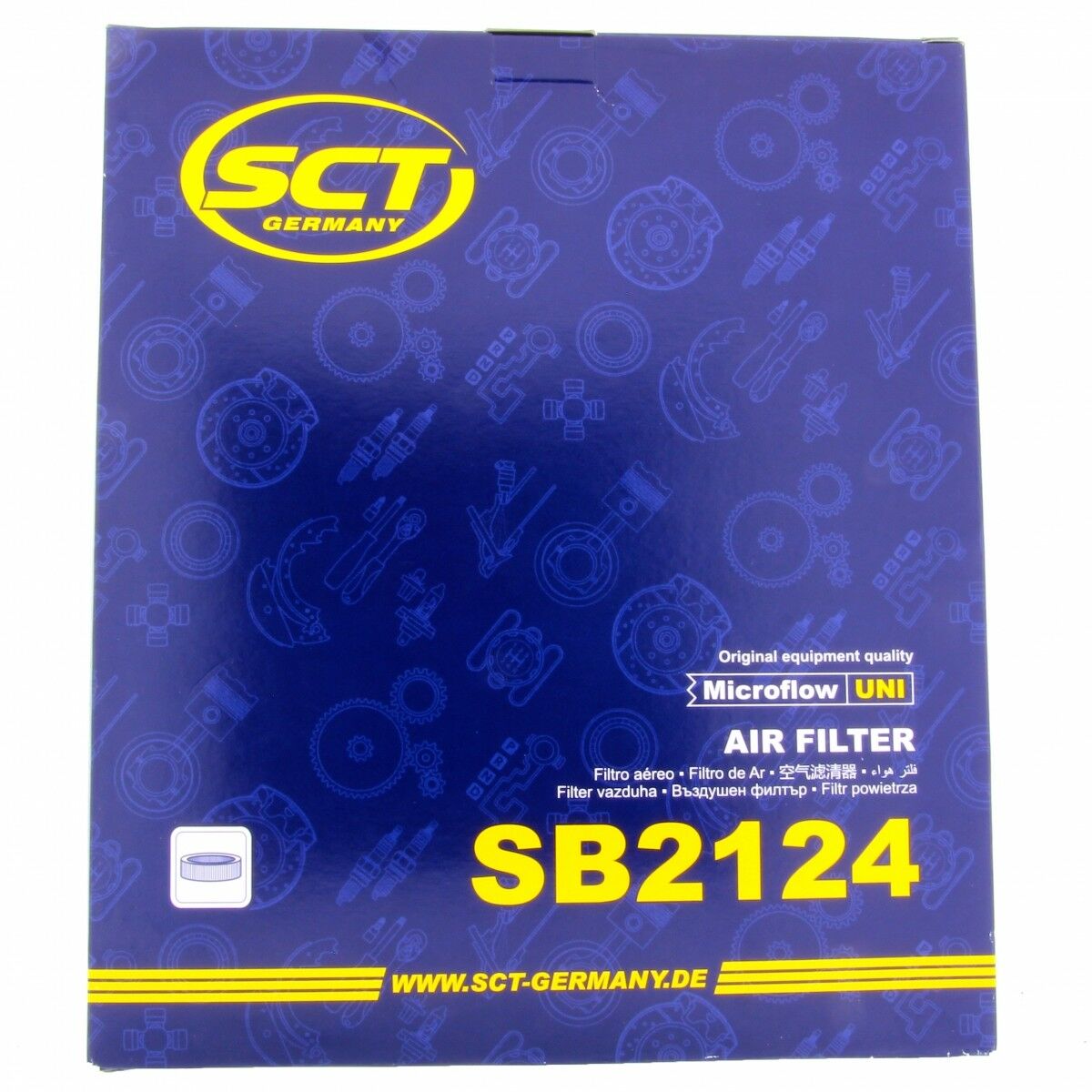 SCT Luftfilter SB2124 passend für Jeep Grand Cherokee Chrysler Fiat Nissan