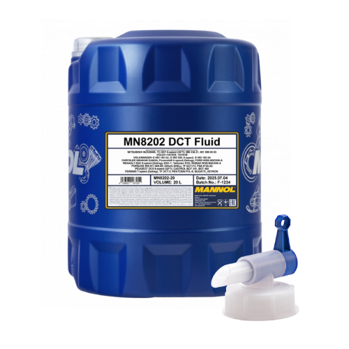 20 Liter MANNOL DSG Getriebeöl Doppelkupplung Getriebe Öl DCT Fluid 1x Ablasshahn