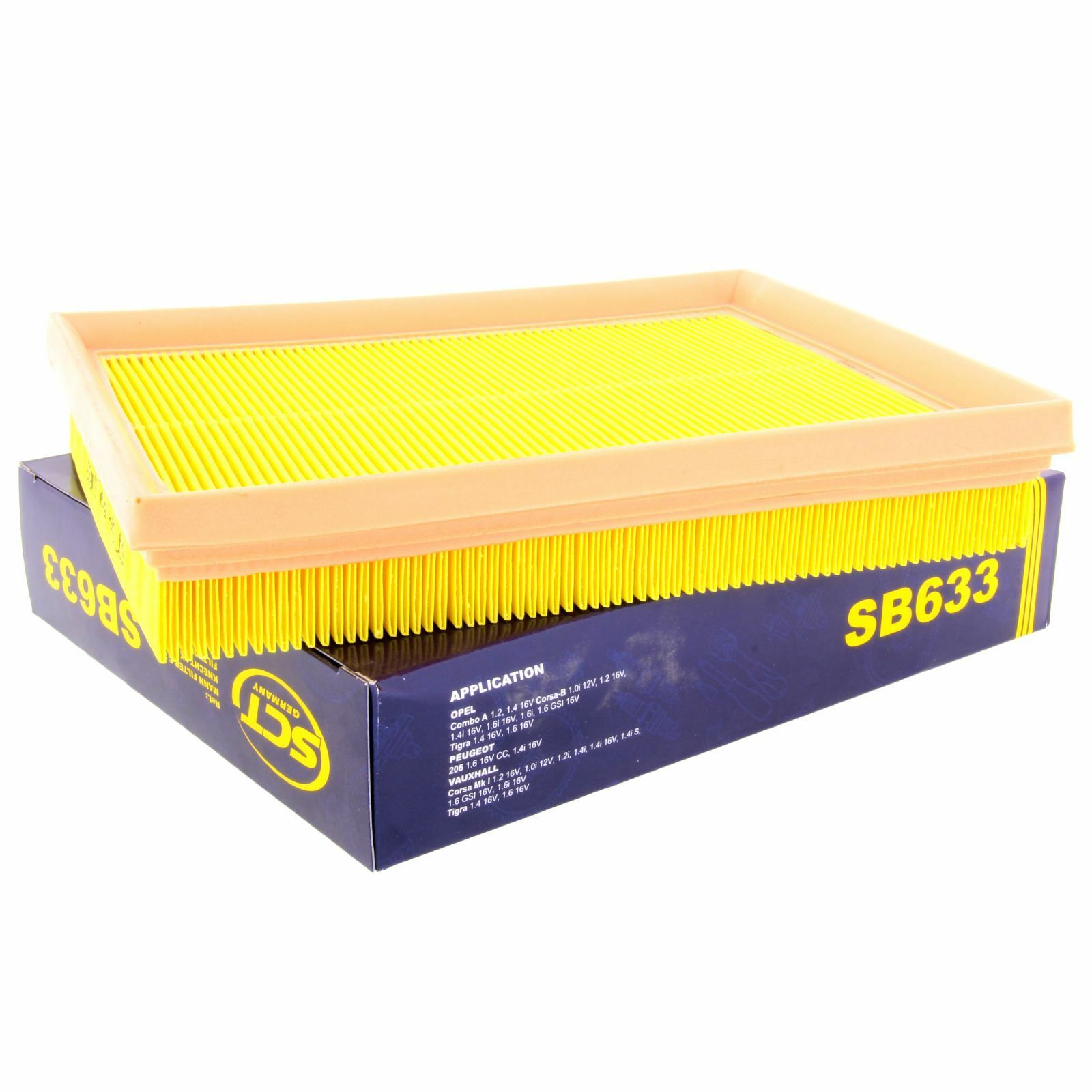 SCT Luftfilter SB633 Motorfilter Ersatzfilter passend für Citroen Opel Peugeot