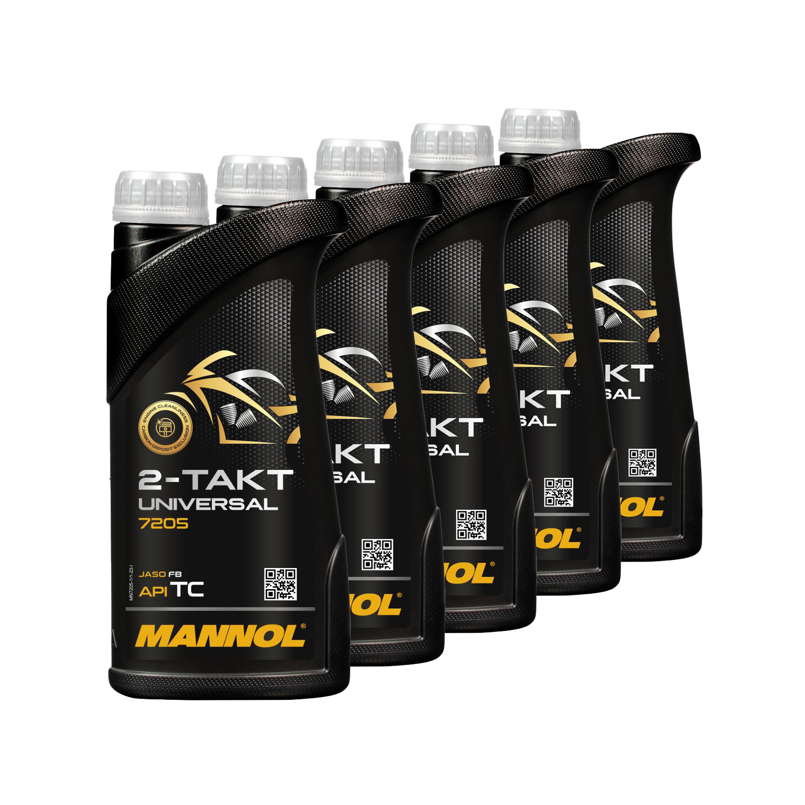 5 Liter (5x1) MANNOL 2-Takt Universal 7205 API TC JASO FB ISO L-EGD Motorradöl