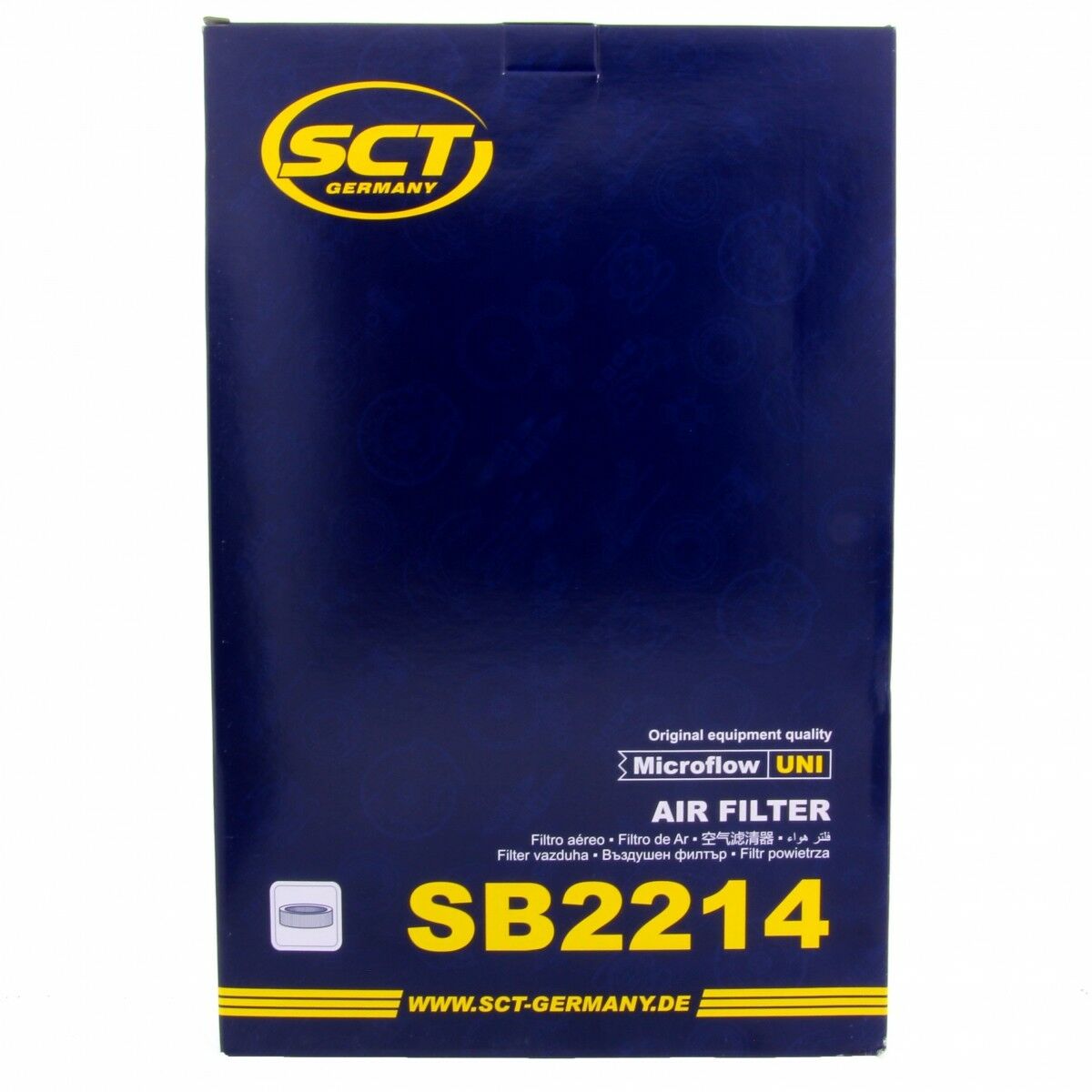 SCT Luftfilter Fahrzeugfilter SB2214 Motorfilter Volvo V70 II S80 I S60 I XC70