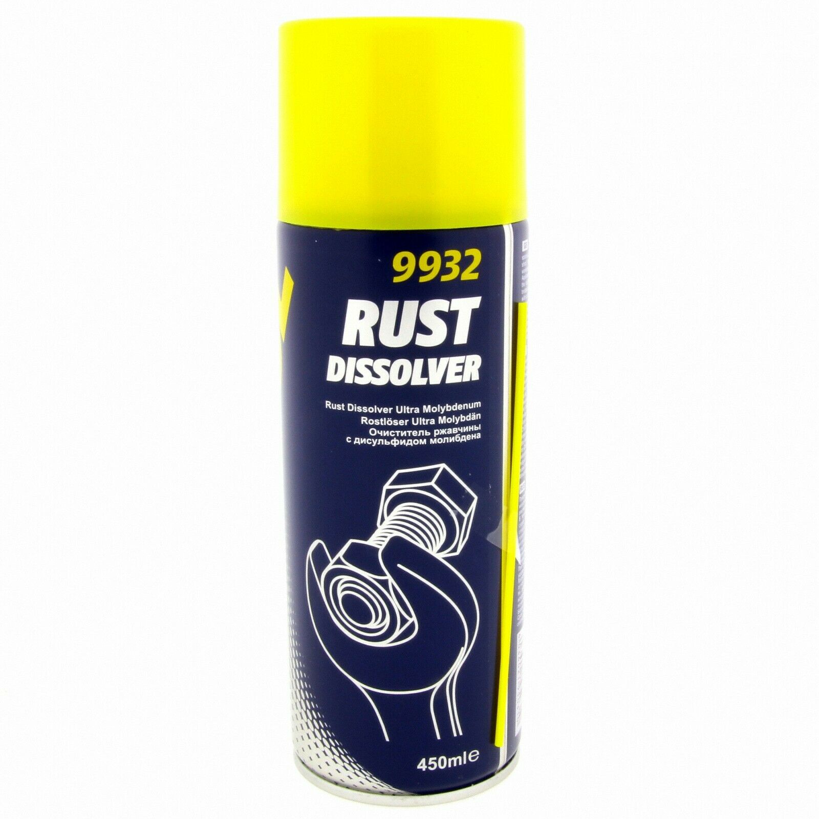 450ml MANNOL 9932 Rust Dissolver Rostlöser Rostentferner Kriechöl mit Molybdän