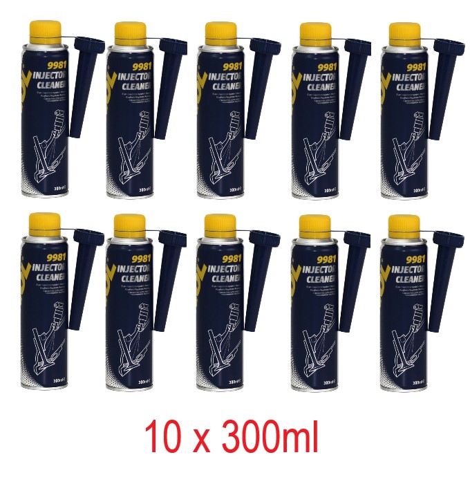 10 x 300ml MANNOL 9981 Injector Cleaner Einspritzdüsen Reiniger Kraftstoffadditiv