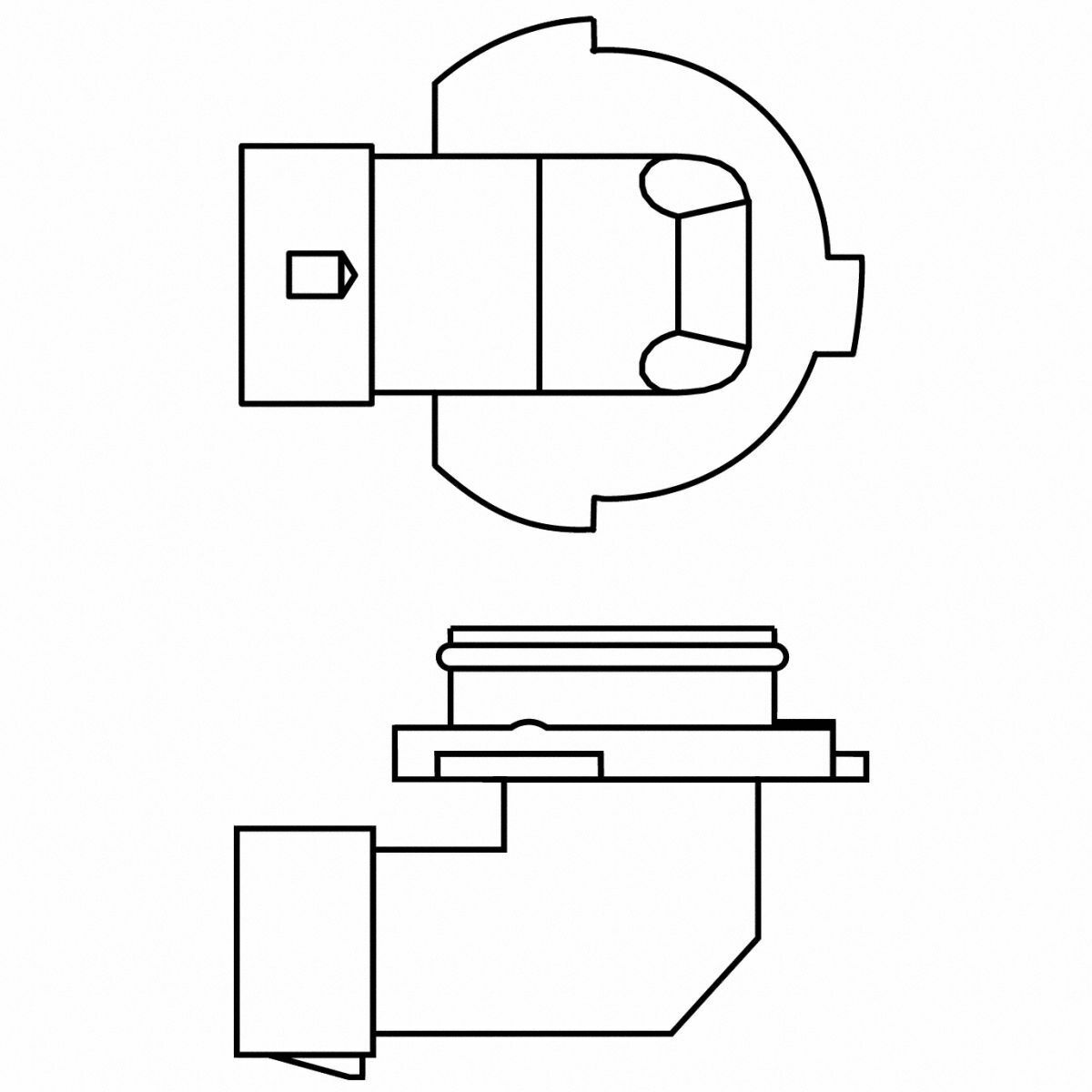 H10 OSRAM Original Line OEM 9145RD Halogenlampe Autolampe Single Box 1 Stück