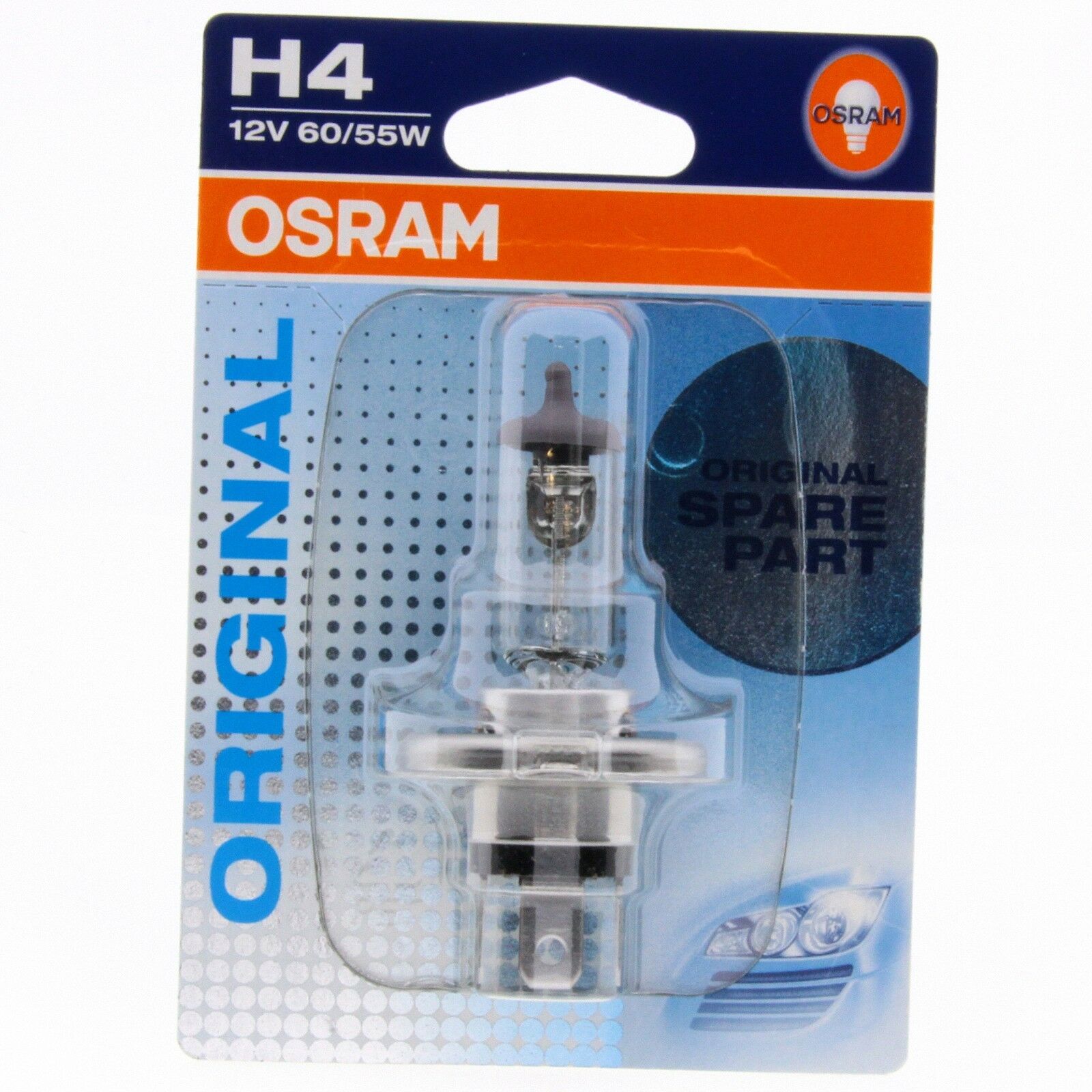 H4 OSRAM Original Line OEM 64193-01B Halogenlampe Autolampe Blister Box 1 Stück