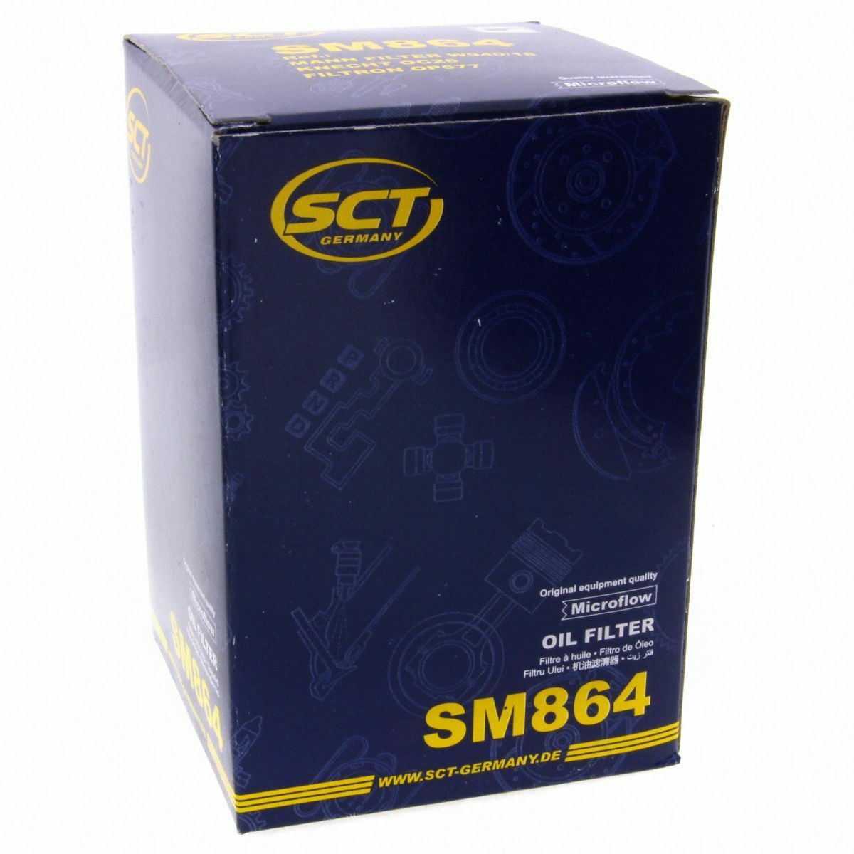 SCT Ölfilter SM864 Filter Motorfilter Servicefilter Anschraubfilter Lamborghini Urraco