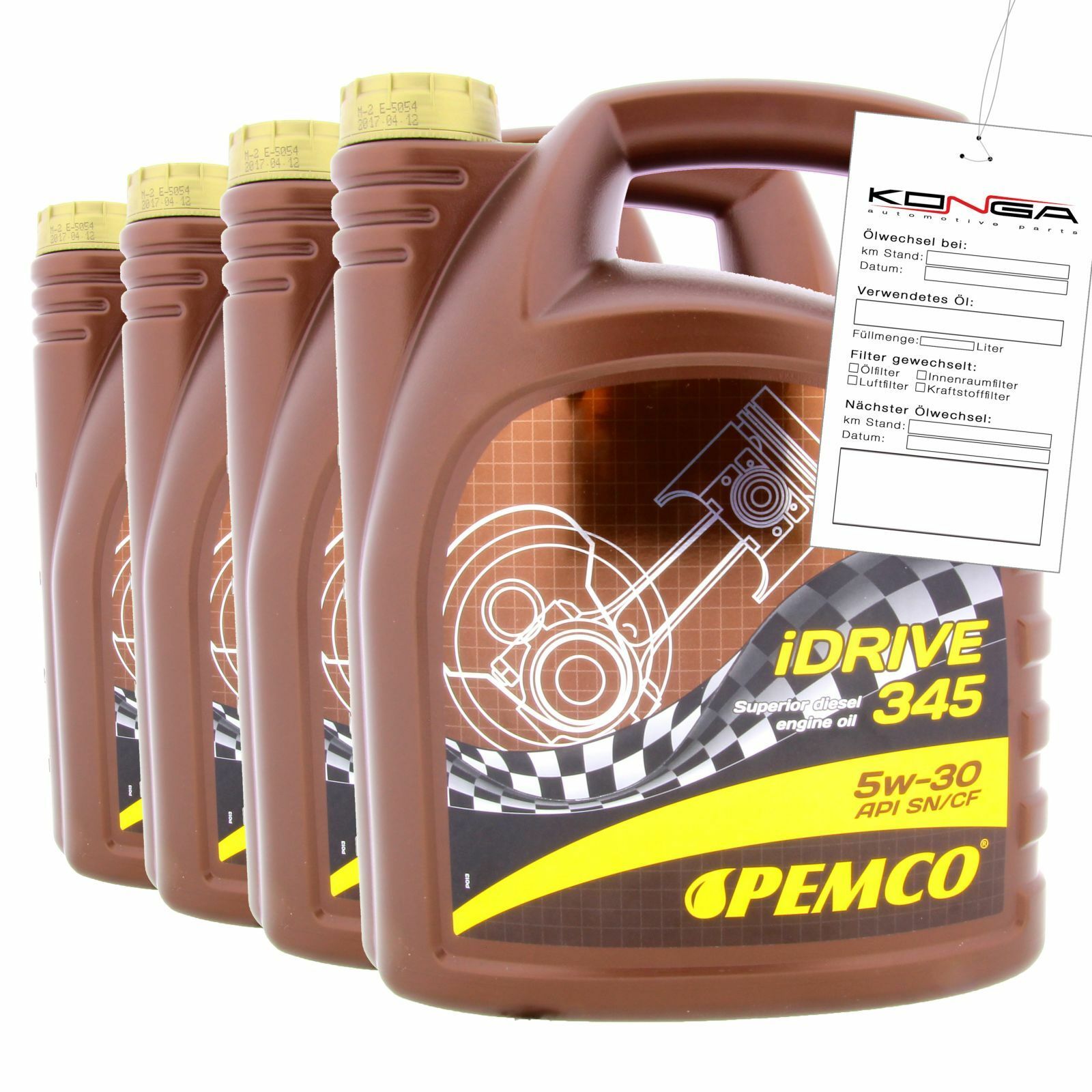 20 Liter PEMCO SAE 5W-30 iDrive 345 Motoröl Motorenöl Schmierung