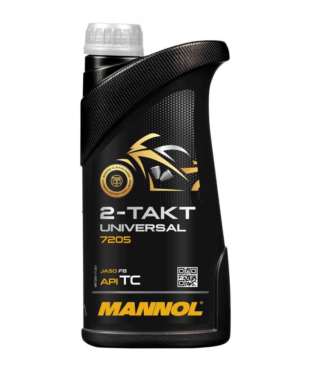 1 Liter MANNOL 2-Takt Universal 7205 API TC JASO FB ISO L-EGD Motoröl Motorradöl