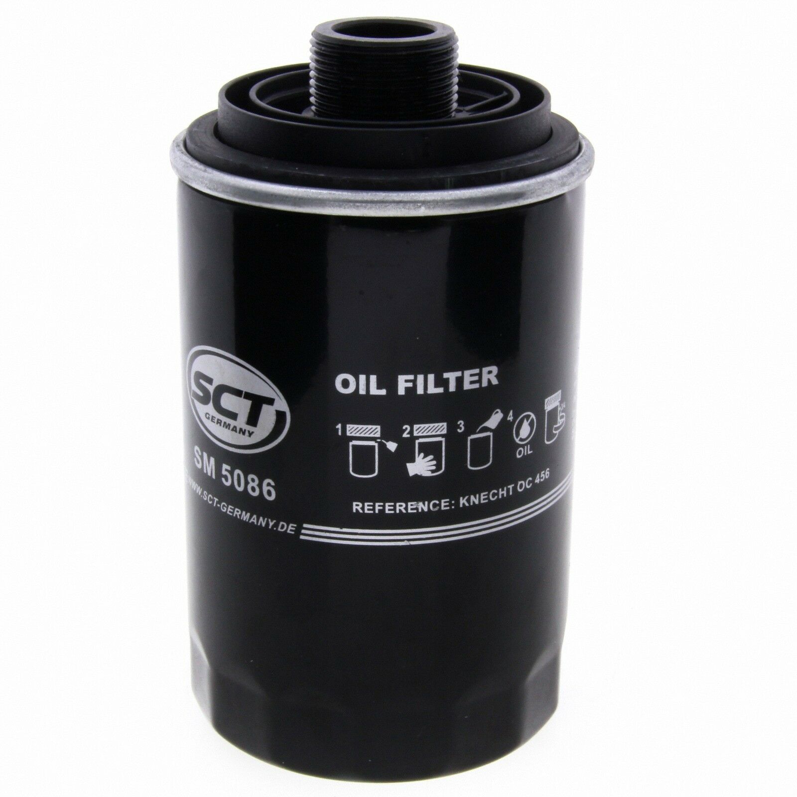 SCT Ölfilter SM5086 Filter Motorfilter Servicefilter Anschraubfilter Audi Seat Skoda VW