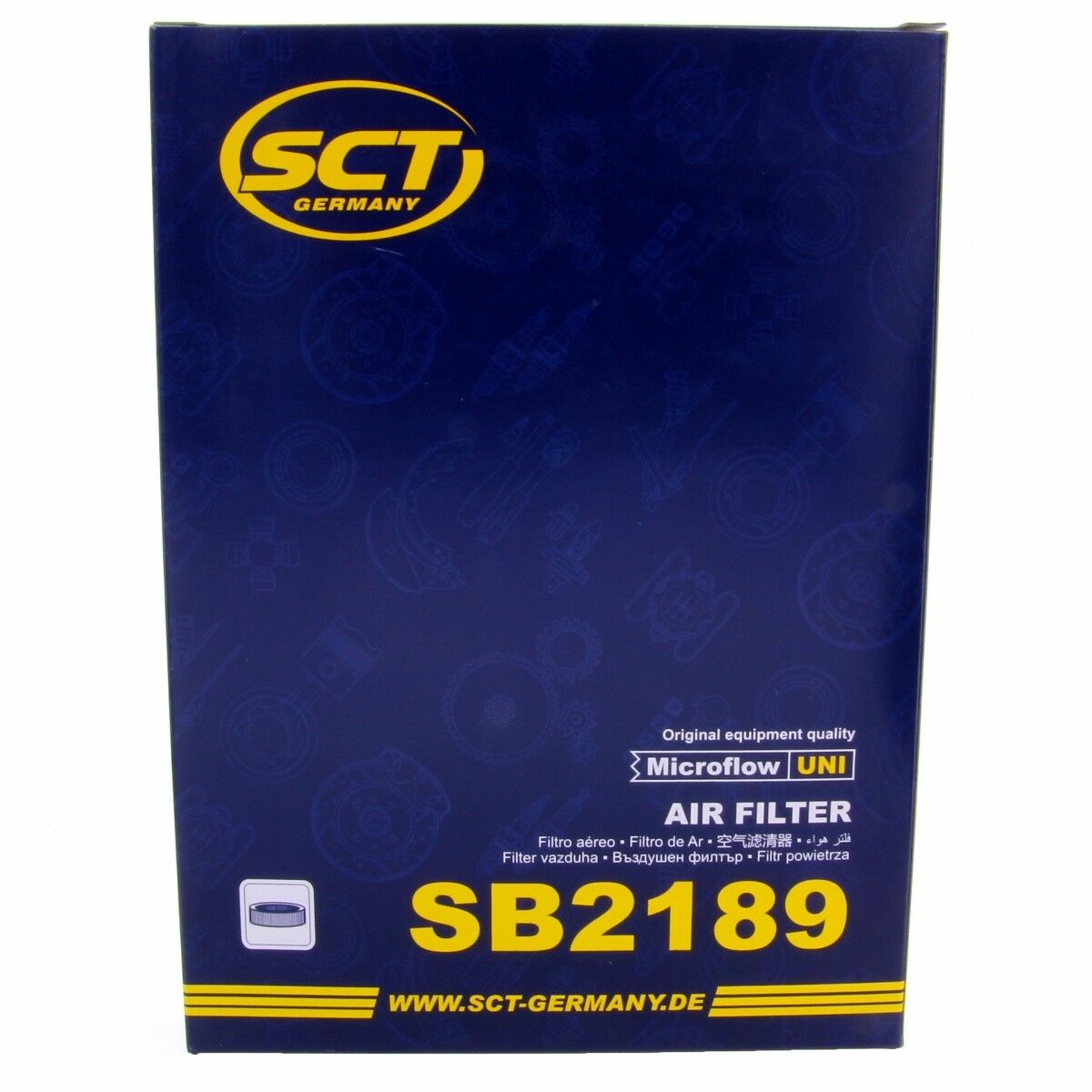 SCT Luftfilter Fahrzeugfilter SB2189 Motorfilter Toyota Auris RAV 4 III